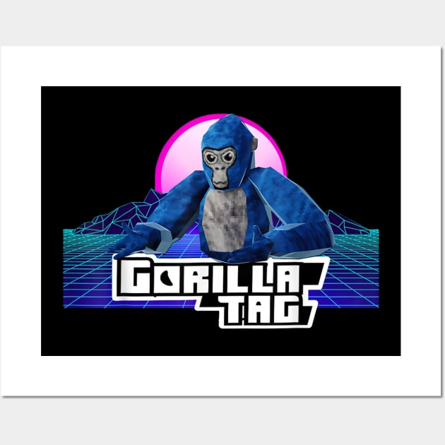 Monkey Tag Gorilla VR Gamer Wall Art by Zimmermanr Liame